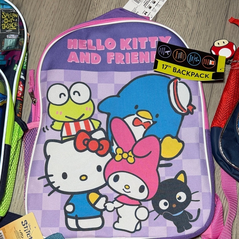 NEW! Kids Cartoon Character Backpack Boy Girl Backpacks - Picture 7 of 8